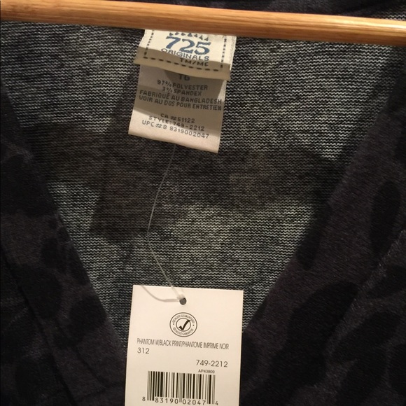 725 Originals Ladies Black And Gray Dress Size XL So Soft - Picture 2 of 6